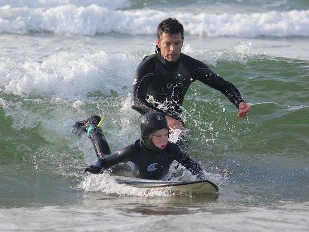 Benjamin pre night lenses – couldn’t see the waves.