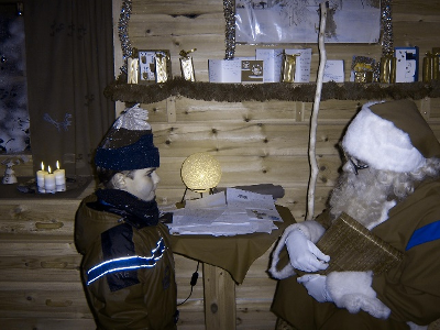 Deuteranopia simulation Santa Claus, deutoranopia simulation